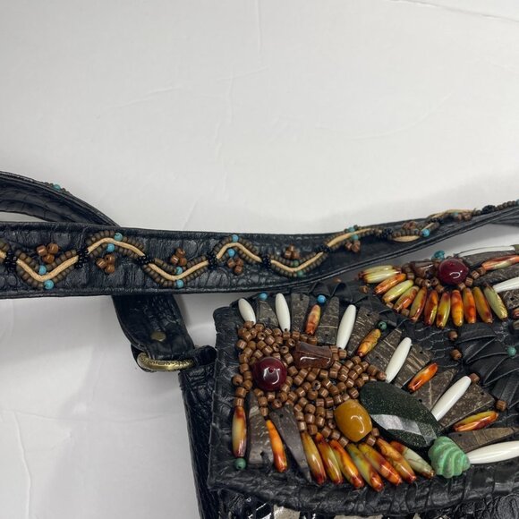 Mary Frances Beaded Bag Animal Zebra Print​​​ - Picture 12 of 14